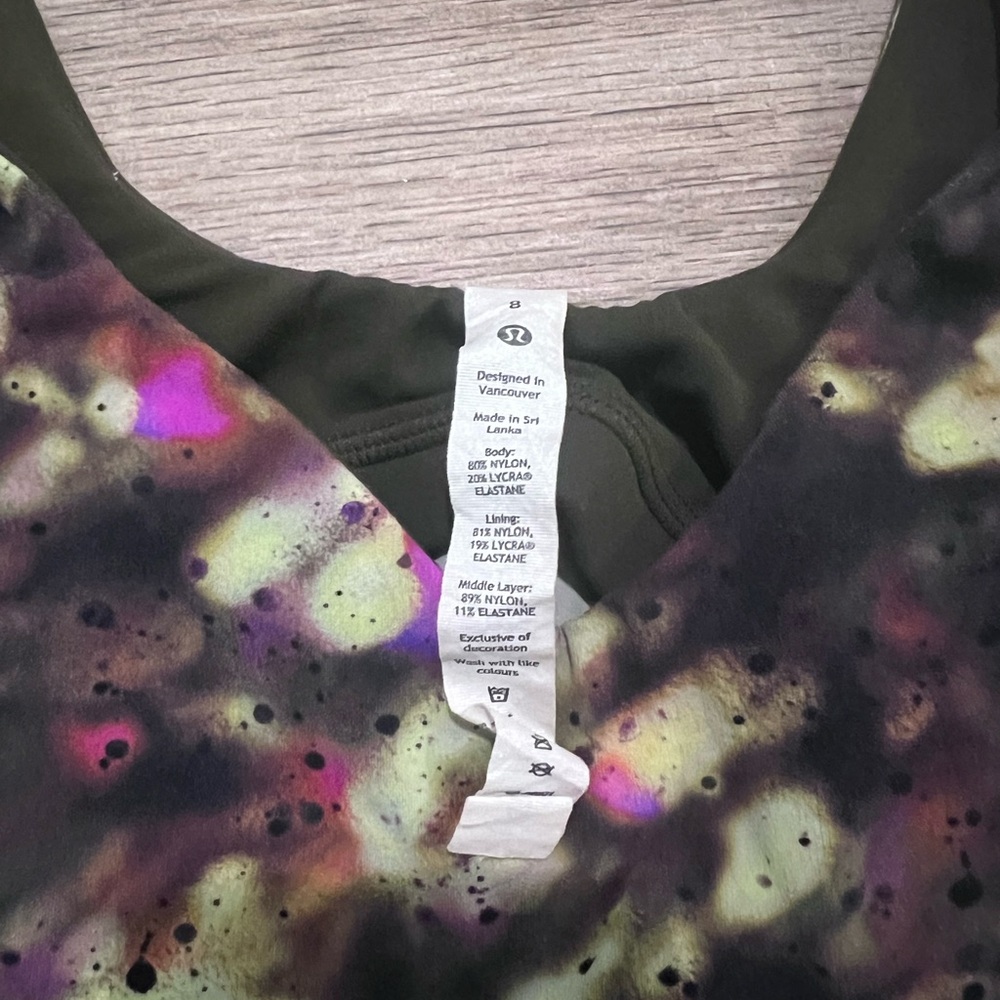 Women’s Lululemon bra crop top. Great condition